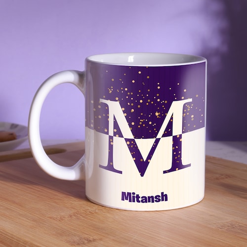 Buy Initial Coffee Name Mug