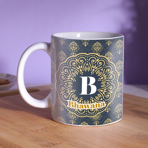 Buy Alphabet Letter Personalised Coffee Mug