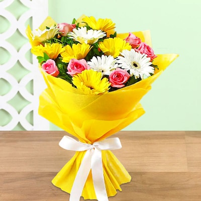 Multicolor Gerberas Bouquet