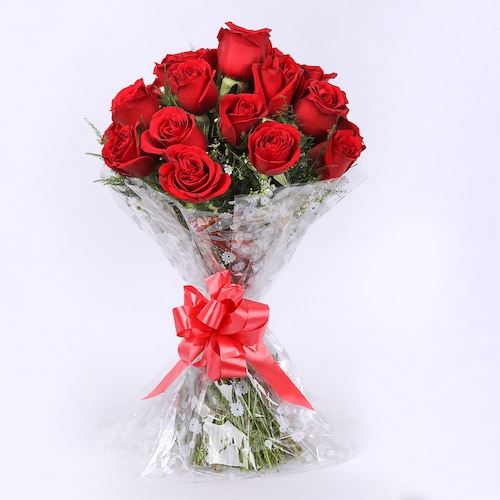 Buy Bunch Of 15 Red Roses