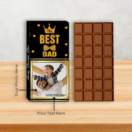 Buy Customised Fathers Day Chocolate