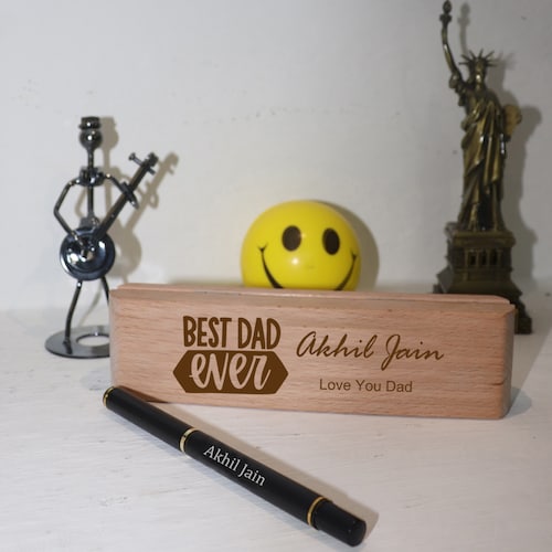 Buy Best Dad Ever Pen Box With Customised Pen