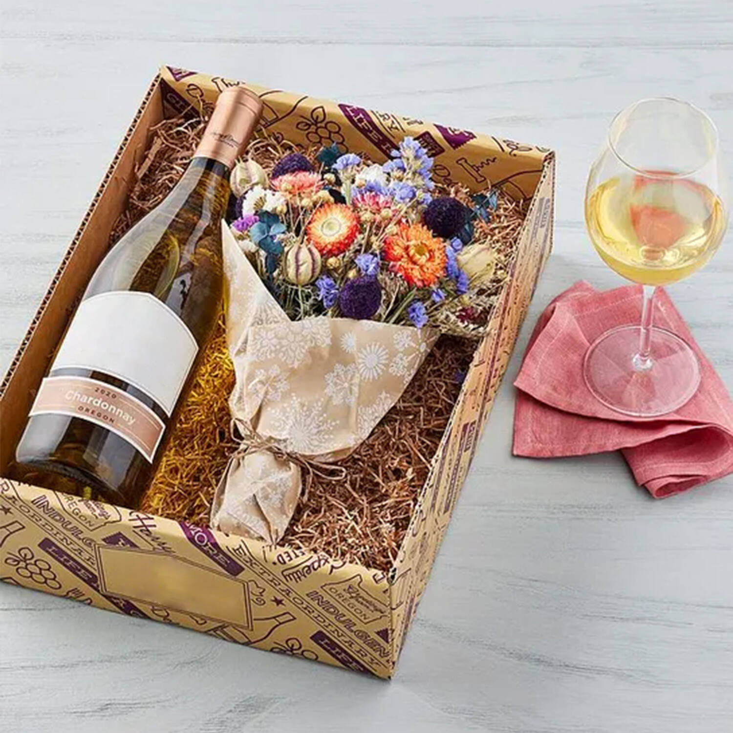 Leather Gift Basket,Magazine Newspaper Holder,Storage Organizer for Wine  Flowers Fruits Candys,for Holiday Presents Display - Walmart.com