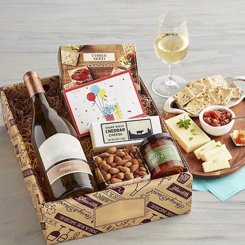 Buy Birthday White Wine Hamper