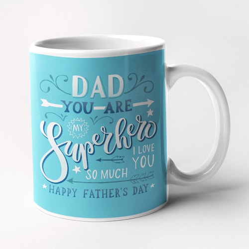Buy Personalised Dad You Are My Superhero Mug