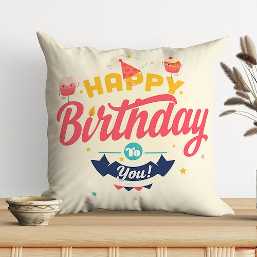 Buy Birthday Message Cushion