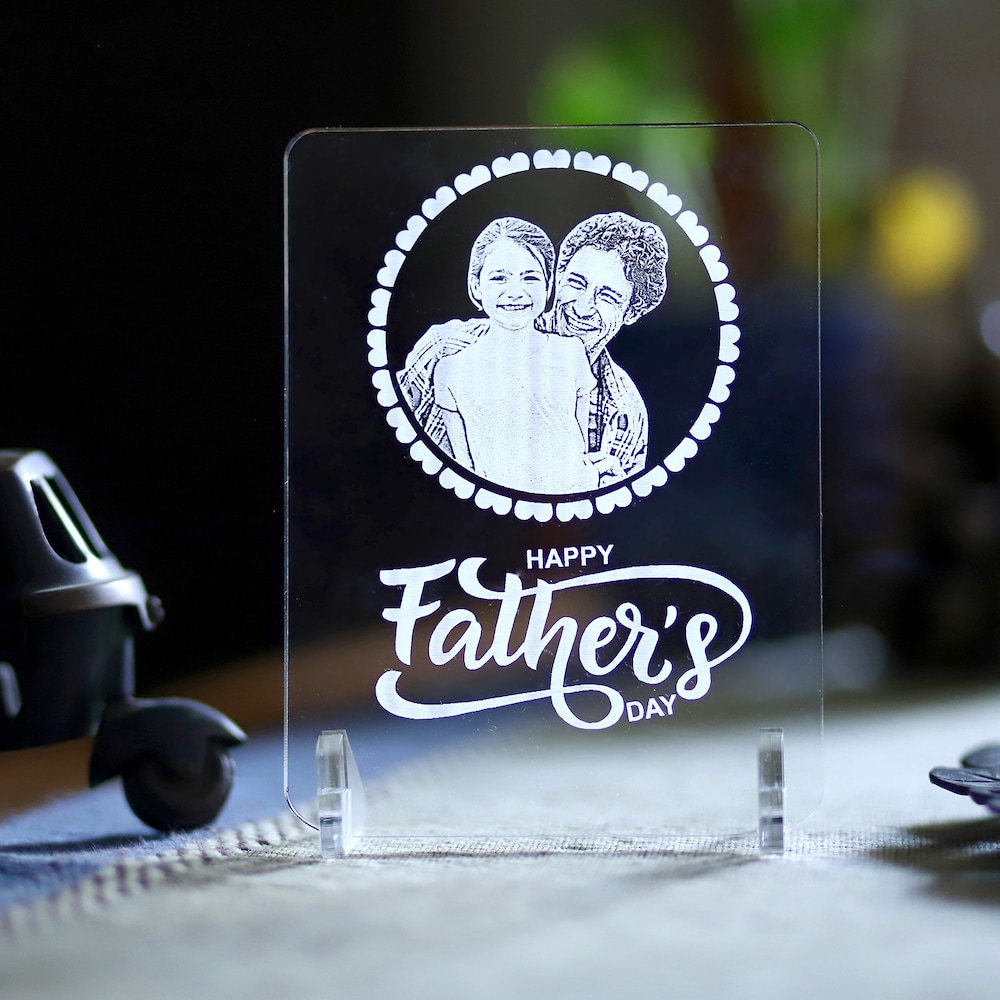 Personlized Fathers Day Acrylic Table Top