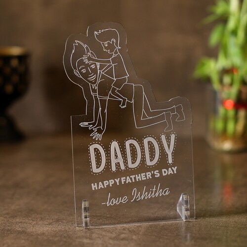 Buy Custom Daddy Laser Engraved  Acrylic