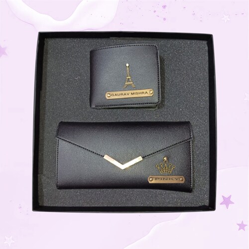 Buy Black Personalised Wallet