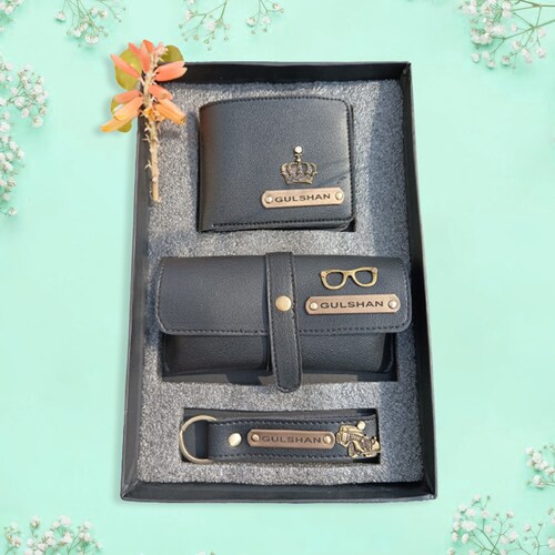 Buy Customized Men Wallet Gift Hamper