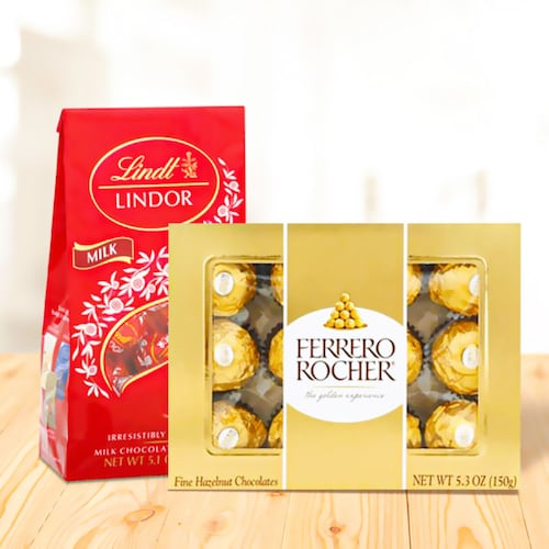 Buy Ferrero Rochers With Lindt Lindor Chocolate