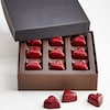 Buy Dark Chocolate Raspberry Ganache Hearts