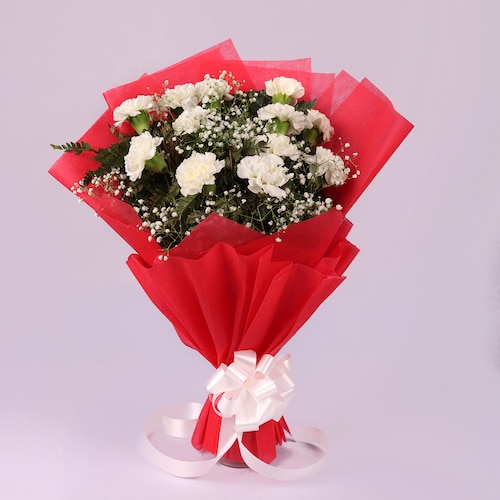 Buy Lovely White Carnation