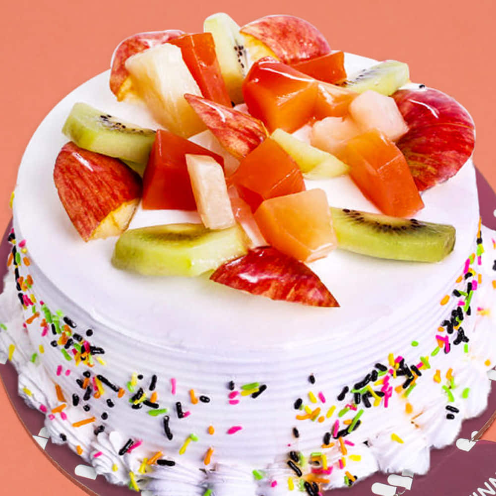 HEALTHY BIRTHDAY CAKE - LOW FAT Alternative Birthday Cake - Fruit Salad -  YouTube