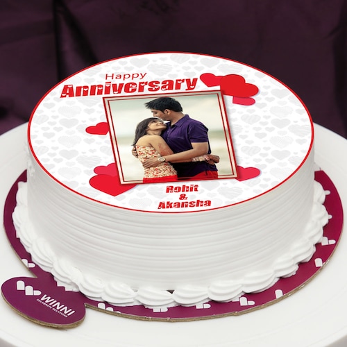 Buy Awesome Anniversary Photo Cake