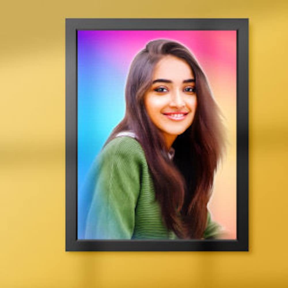 Digital Painting photo frame | Winni