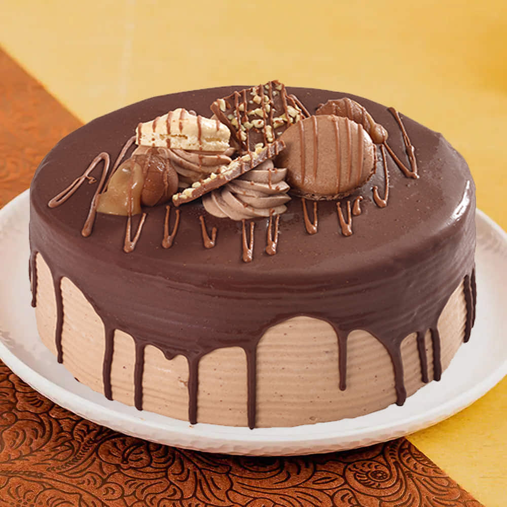 💐 Baku Dark Sweet - Cakes Delivery | Ferrero Rocher Cake( 2 kg ) | SEND  CAKES TO BAKU - CAKE DELIVERY IN BAKU