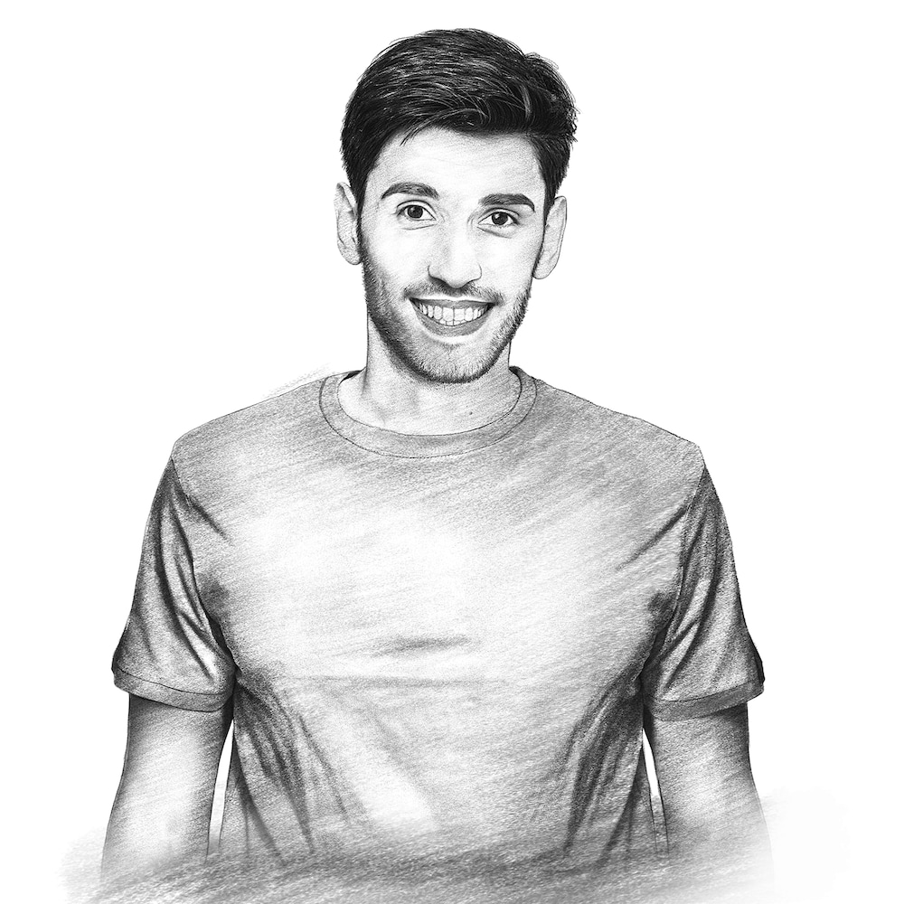 Personalised Sketch Painting For Him | Winni.in
