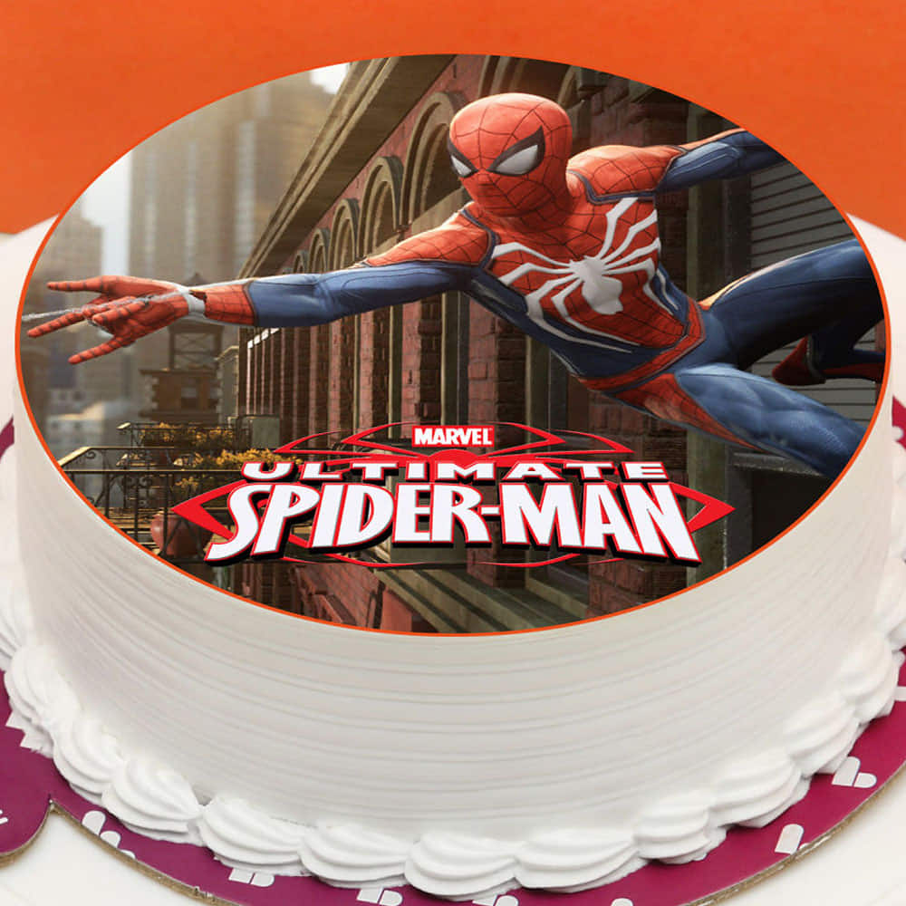 Spiderman Printing Image Cake For Boys