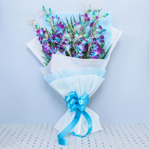 Buy Blue Orchids Bouquet