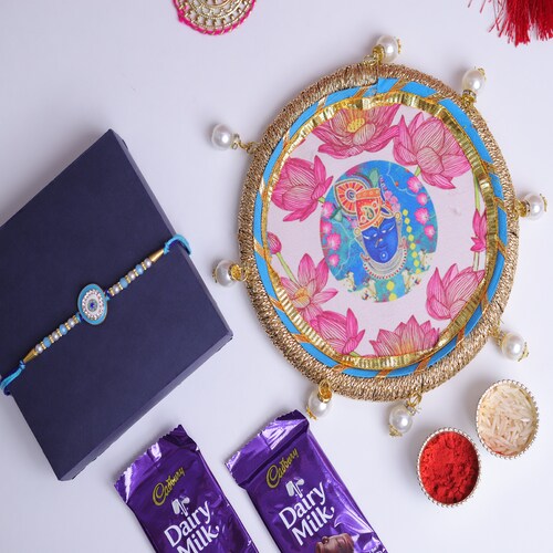 Buy Delightful Rakhi Thali