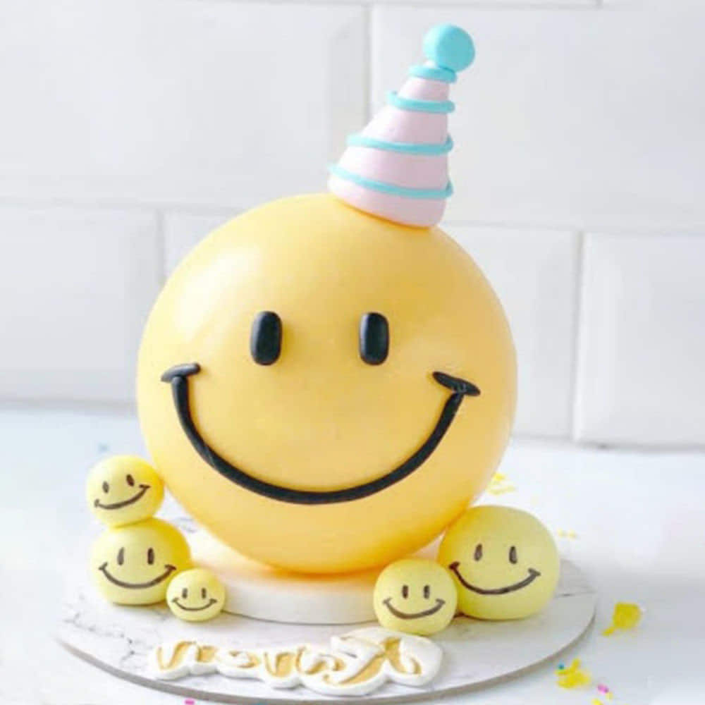 Adorable Smiley Chocolate Cake- MyFlowerTree