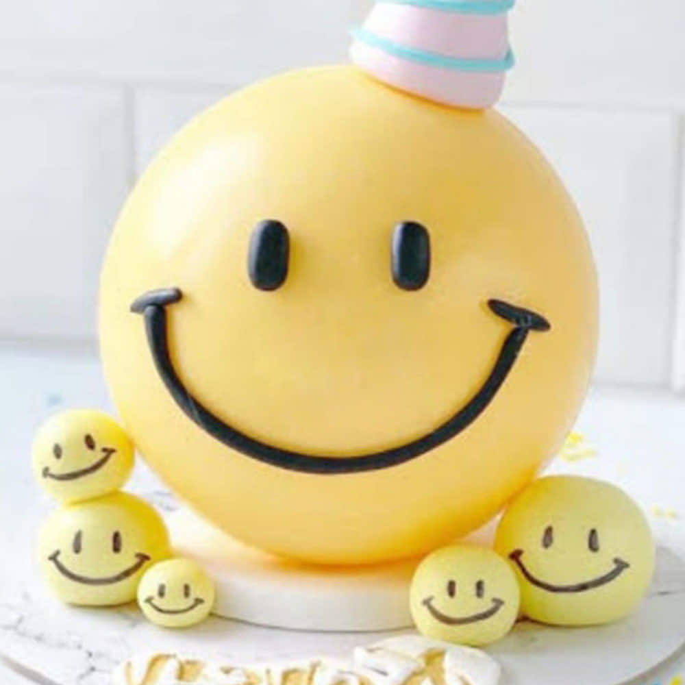 Smiley Theme Cake - Online flowers delivery to moradabad