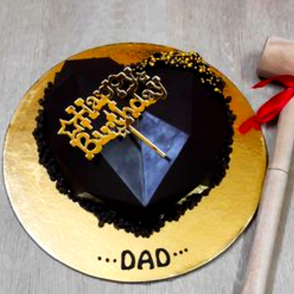 Luxury Cakes for your Dad | Free Delivery & Sparkly Gift