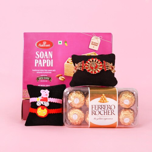 Buy Rakhi Combo Of Love