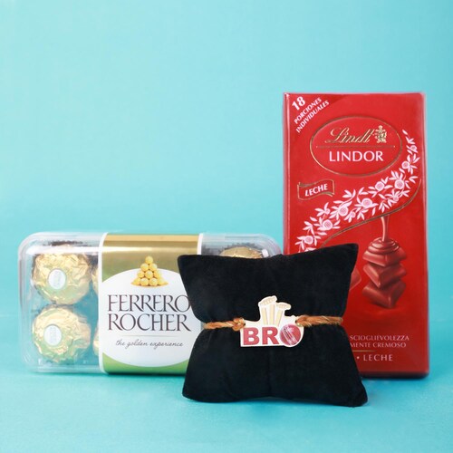 Buy Rakhi Happiness Chocolate Combo