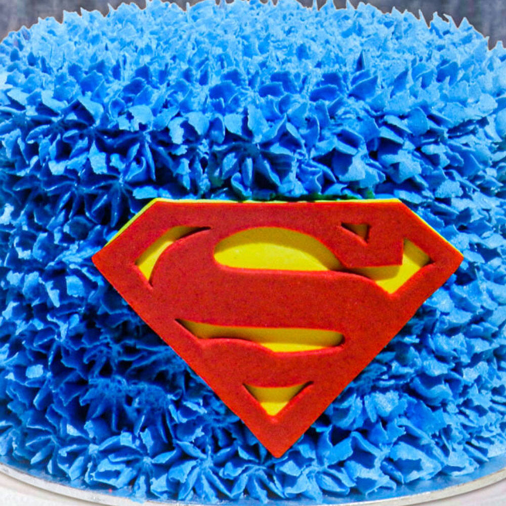 Superman Logo Photo Cake – Surprise Habesha