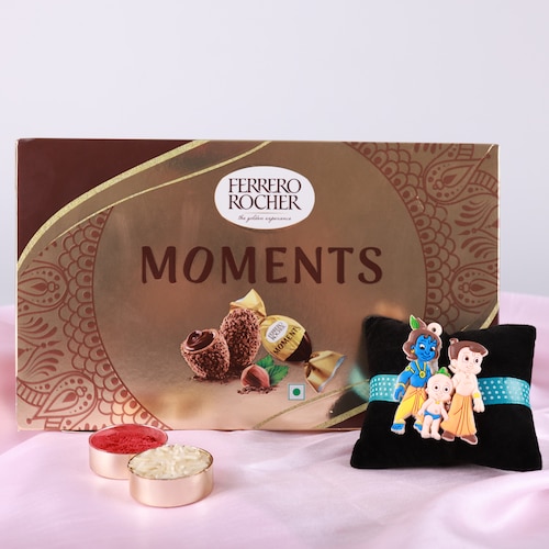 Buy Kids Rakhi And Ferrero Rocher Moments Gift Box