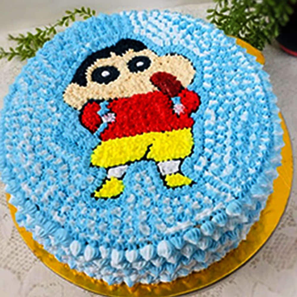 Bakewareind Shinchan cartoon Theme Cake topper,6pc