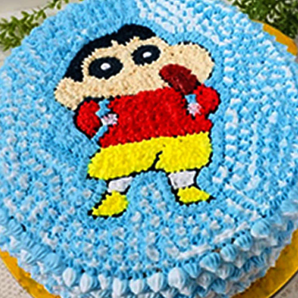 Send Studious Shinchan Cake Gifts To guntur