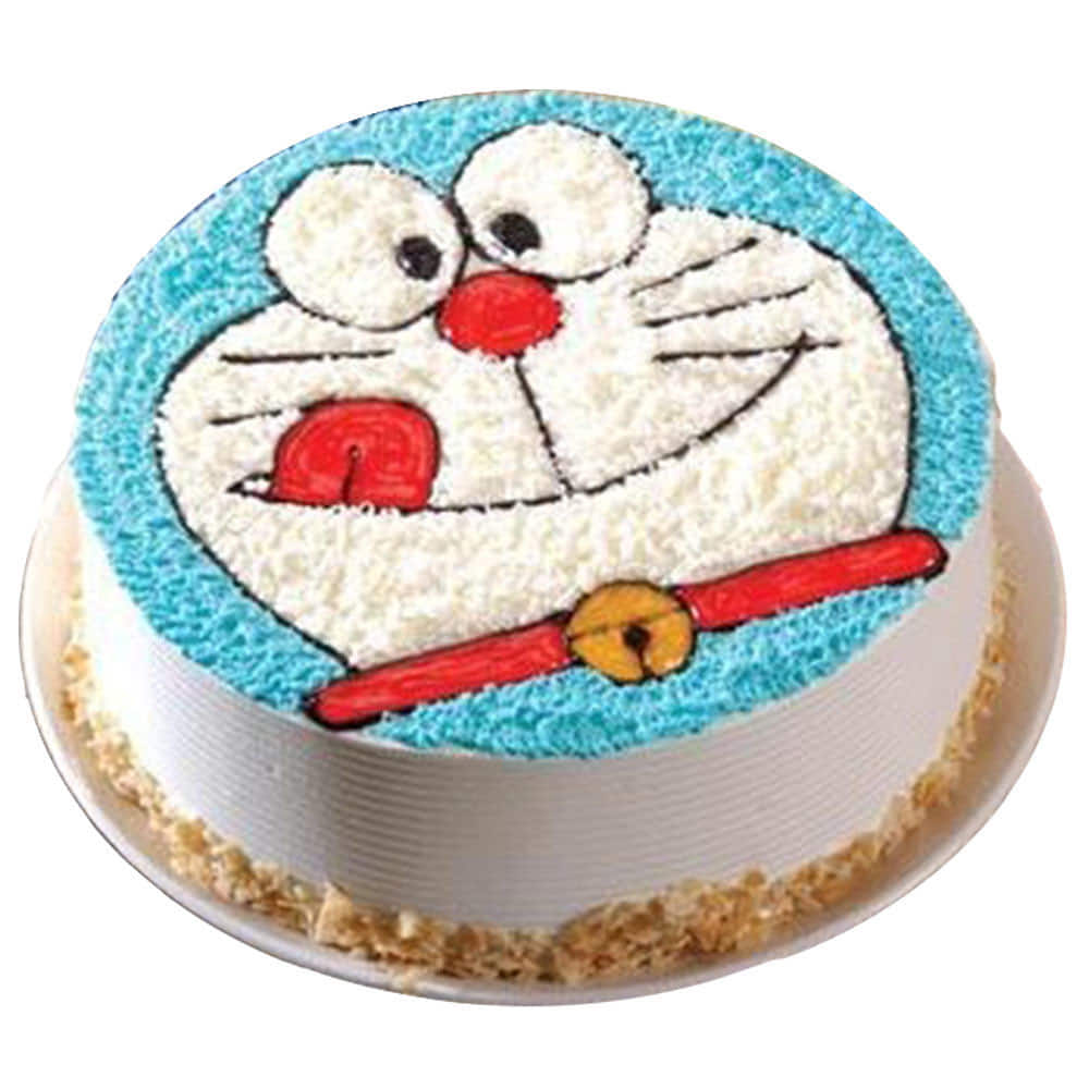 Doremon Cake | bakehoney.com