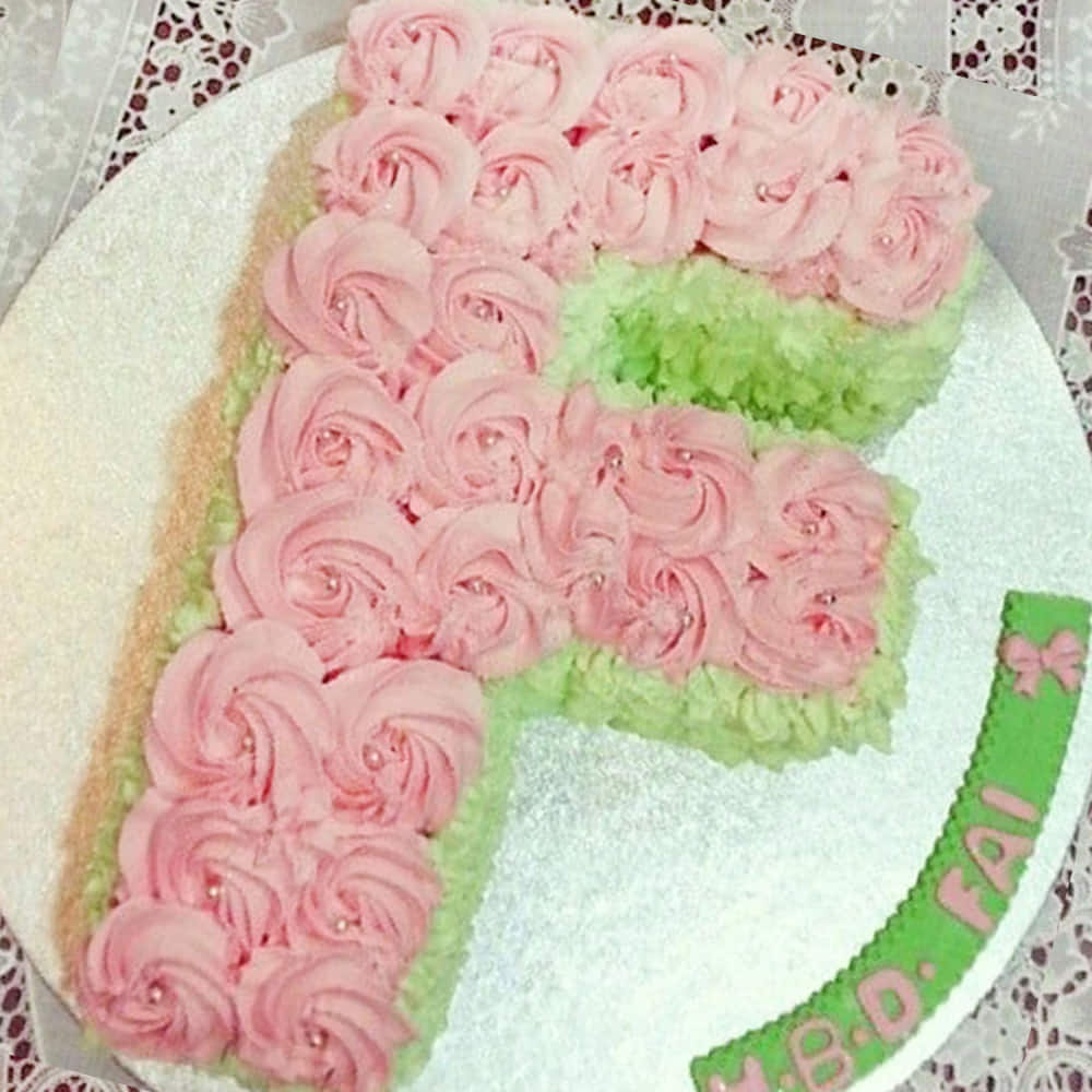 Vanilla flavoured alphabet cake... - Sweet sensations by riya | Facebook