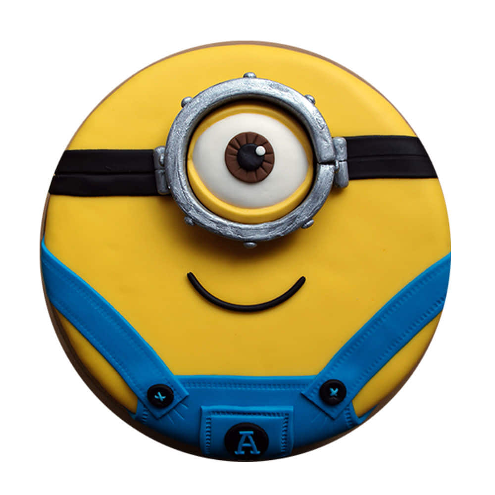 Buy Embrace the Playful and Whimsical with our Minion Fondant Cake at Grace  Bakery, Nagercoil