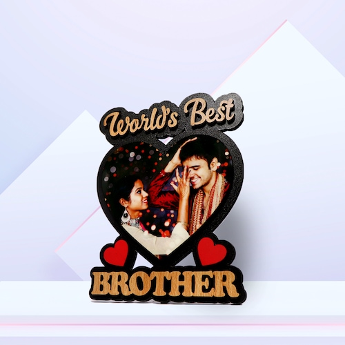 Buy World Best Brother Photo Frame for Rakhi
