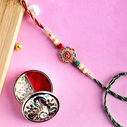 Buy Pious Om Sign Rakhi