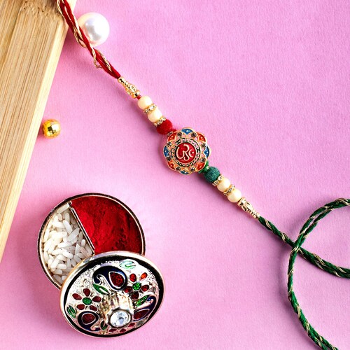 Buy Pious Om Sign Rakhi