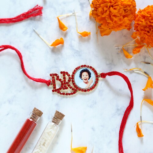 Buy Personalise Photo Rakhi
