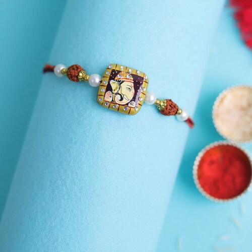 Buy Ganesha Tanjore Art Rakhi