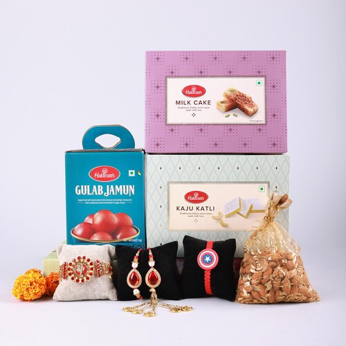 Buy Assorted Rakhi Combo