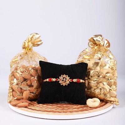 Rich Dry Fruit Rakhi Combo