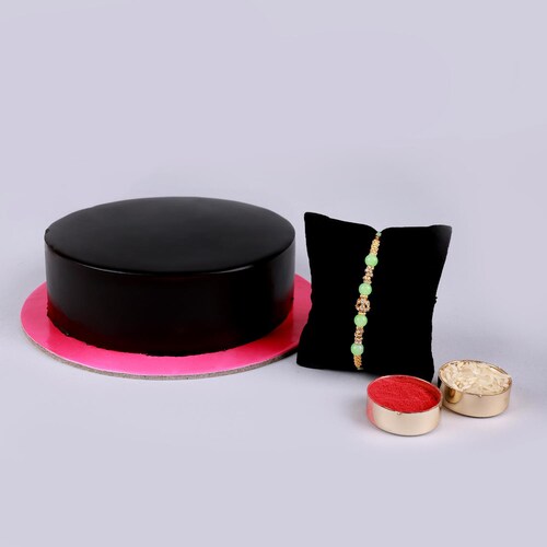 Buy Delicious Cake With Rakhi Combo