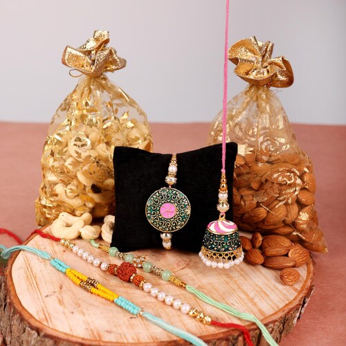 Buy Love And Happiness Rakhi Combo
