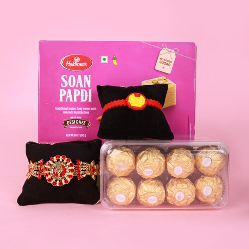 Buy LipSmacking Rakhi Combo