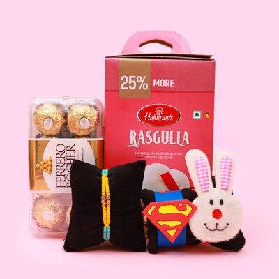 Cheerful Rakhi Combo