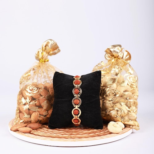 Buy Alluring Rakhi Dry Fruits Combo