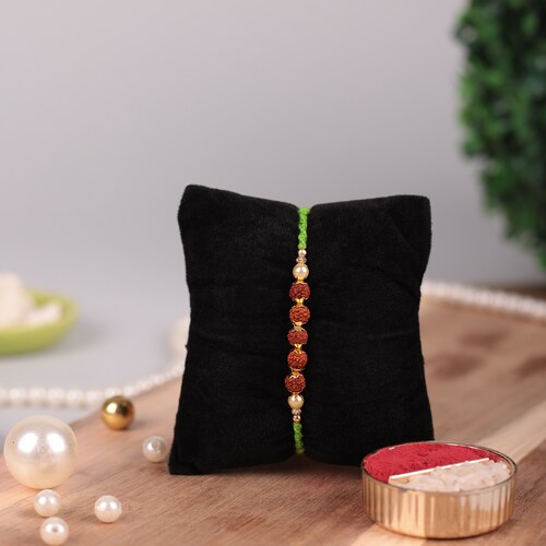 Buy Rudraksha Beads Rakhi